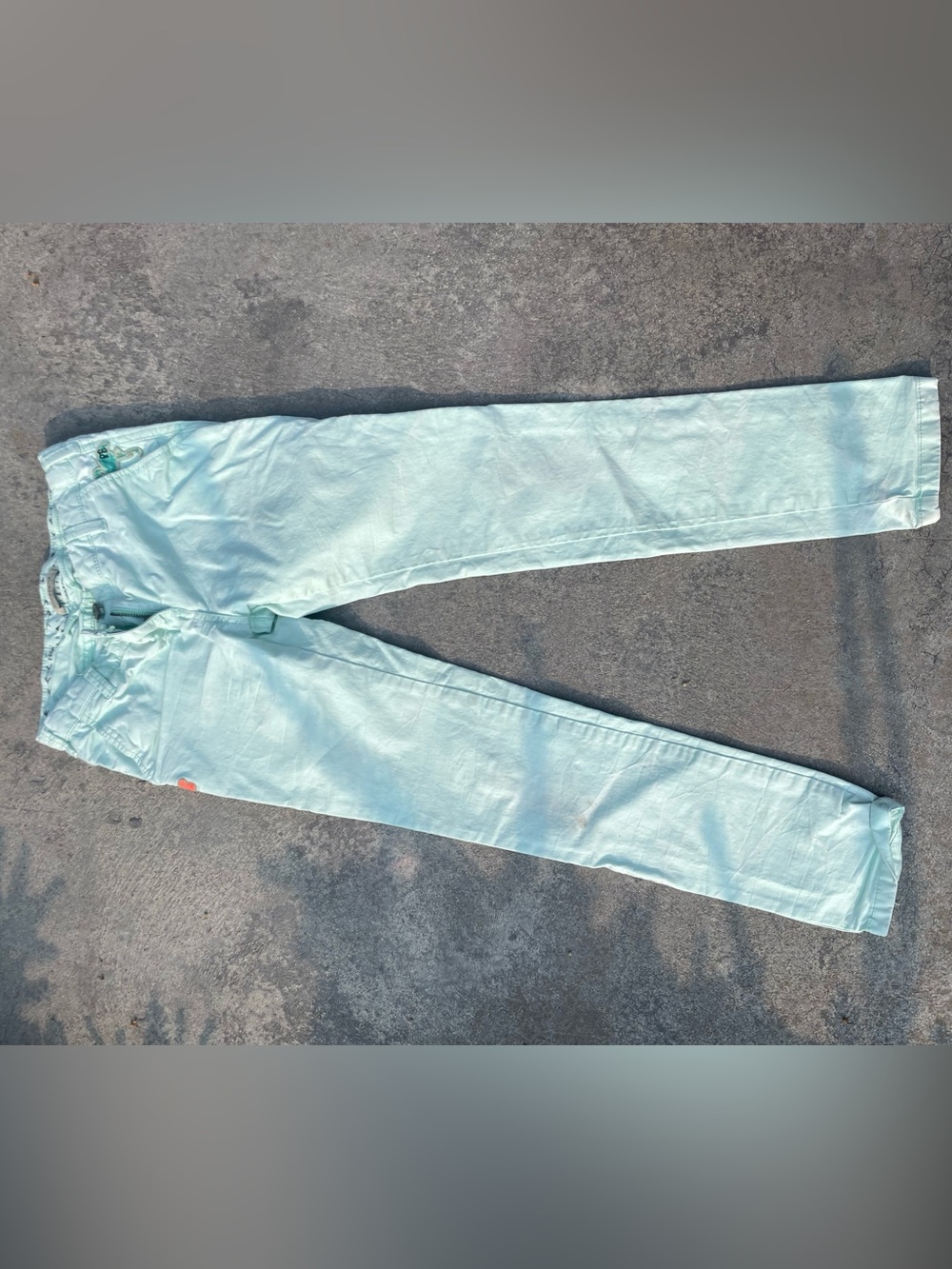 Scotch R'Belle Light Mint Straight Leg Jeans